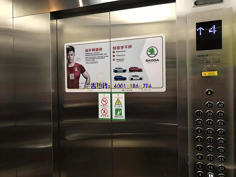 泉州电梯门广告推荐：泉州电梯门贴广告的价格一般是多少？